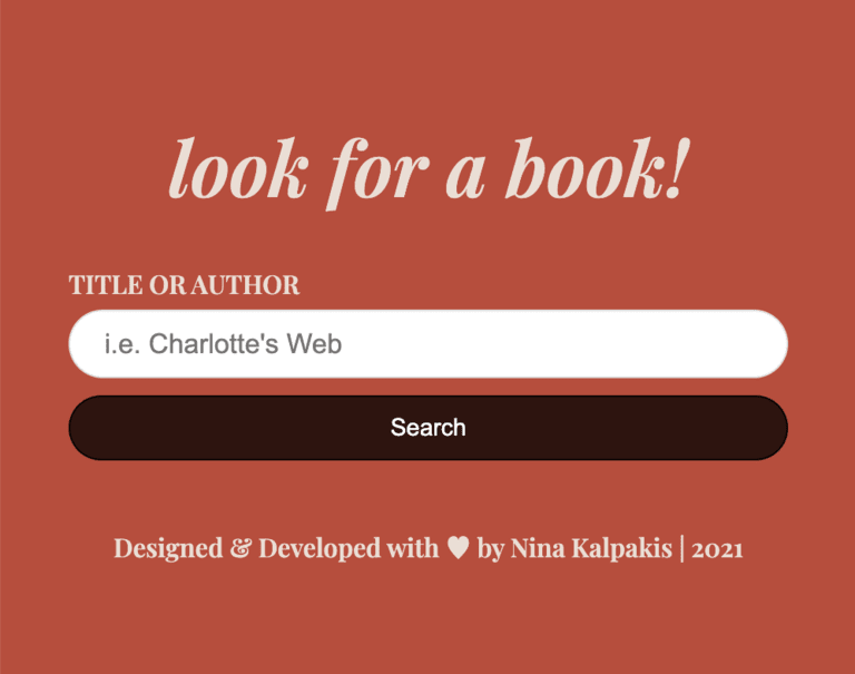 An image of the hompage of the Look for  Book project.